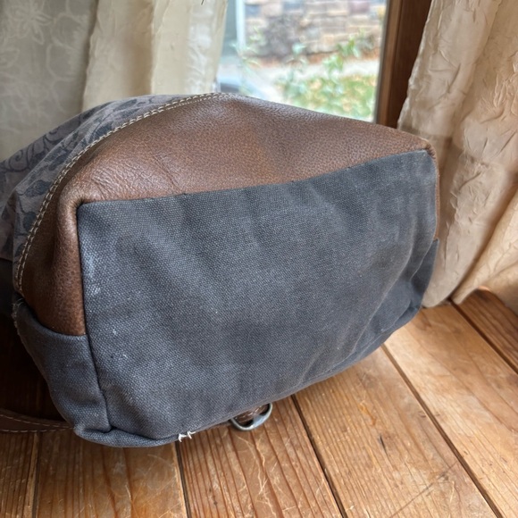 Myra Upcycled Canvas Floral Crossbody Bag - Picture 2 of 8